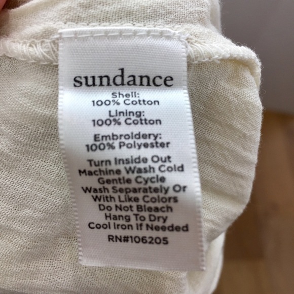 Sundance Solstice Culottes 100% Cotton High Waist Wide Leg Pants Embroidered 2 - Picture 12 of 12